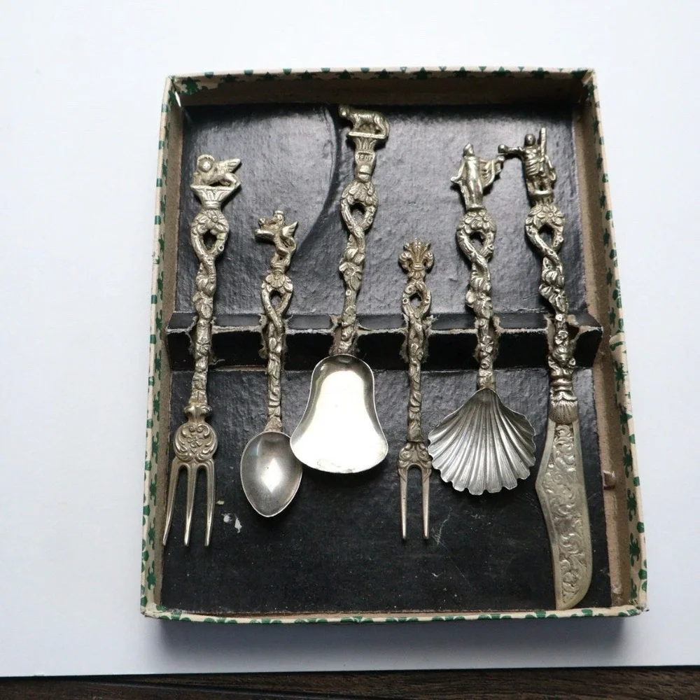 VTG Candlelight Silver Florence Mini Utensil Set Hors d'oeuvres